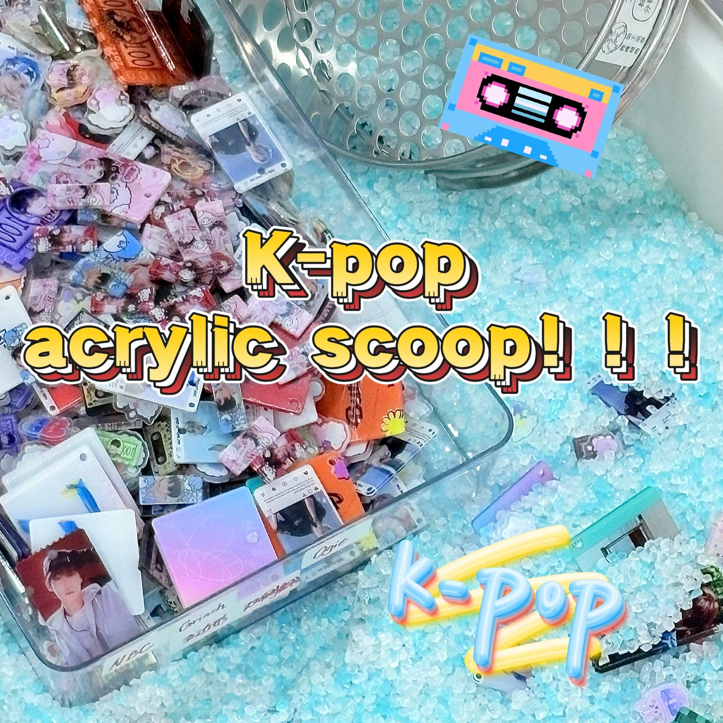KPOP acrylic scoop