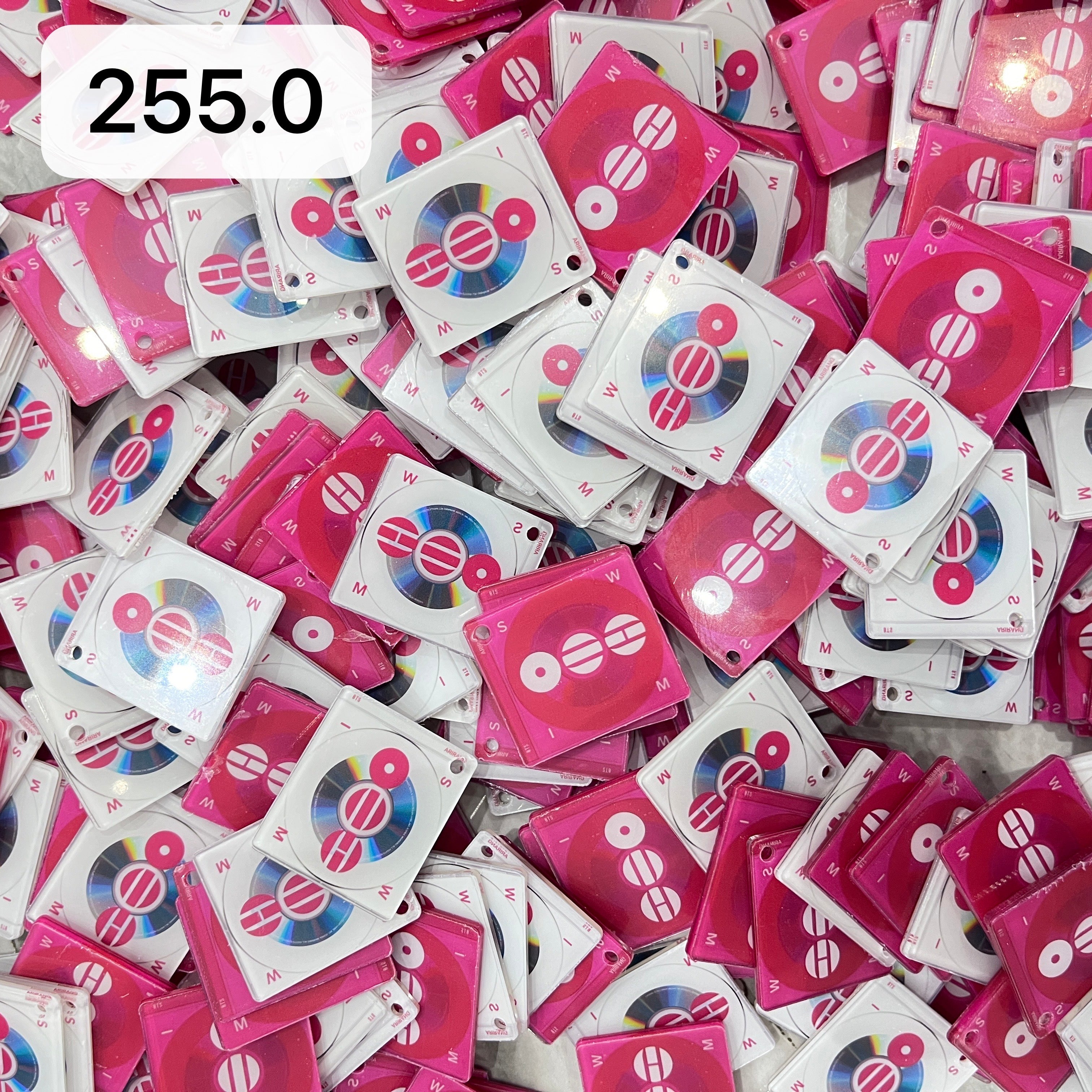 【255.0】for ARMY-arirang OT7 DIY Acrylic Keychain  –Acrylic charm for K-pop Concert Freebies (Preorder 5 Days)， keychain-accessories-beads-acrylic for DIY