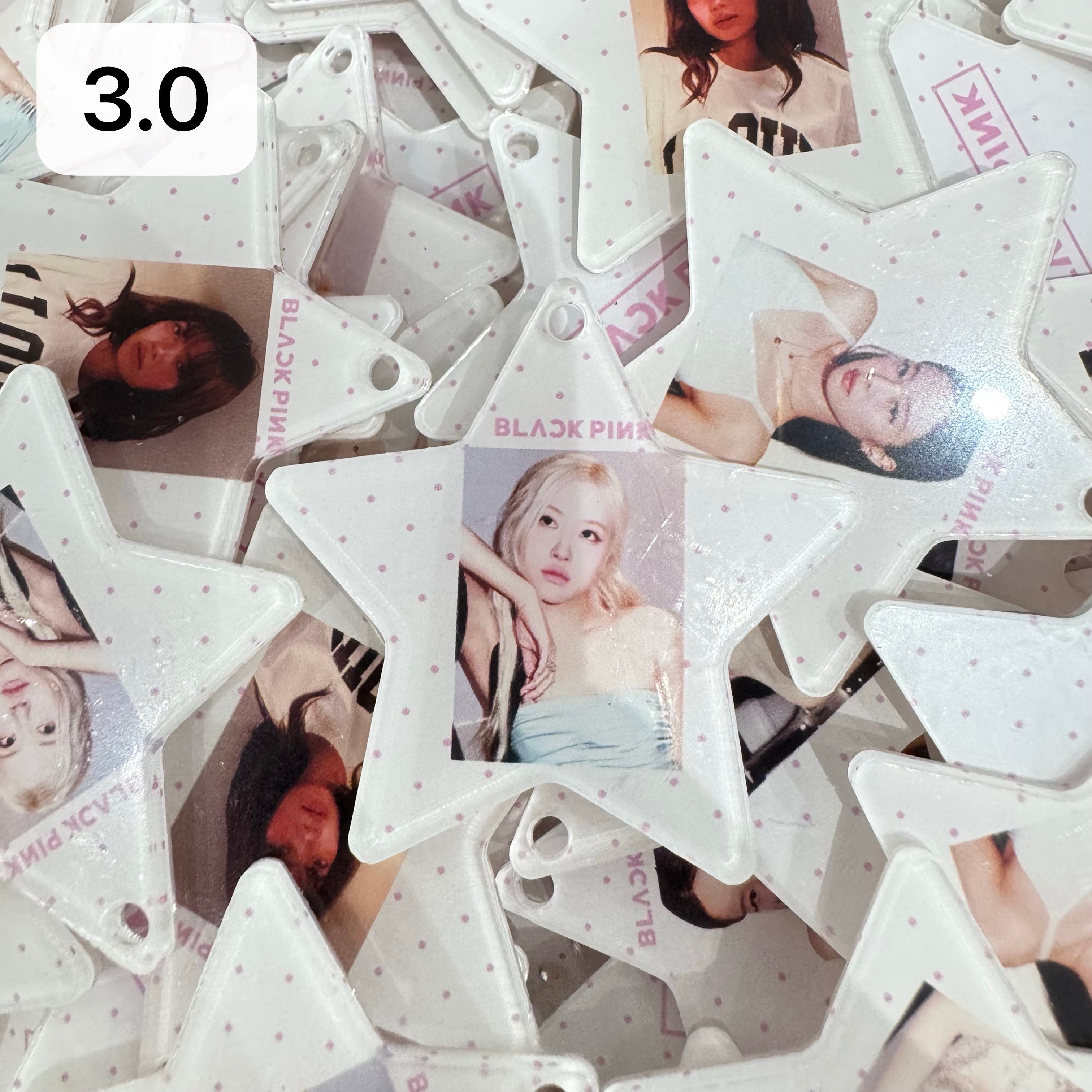 【3.0】BLACKPINK Fan-Made DIY Acrylic Keychain – K-pop Concert Freebies (Preorder 5 Days) | keychain-accessories-beads-acrylic for DIY
