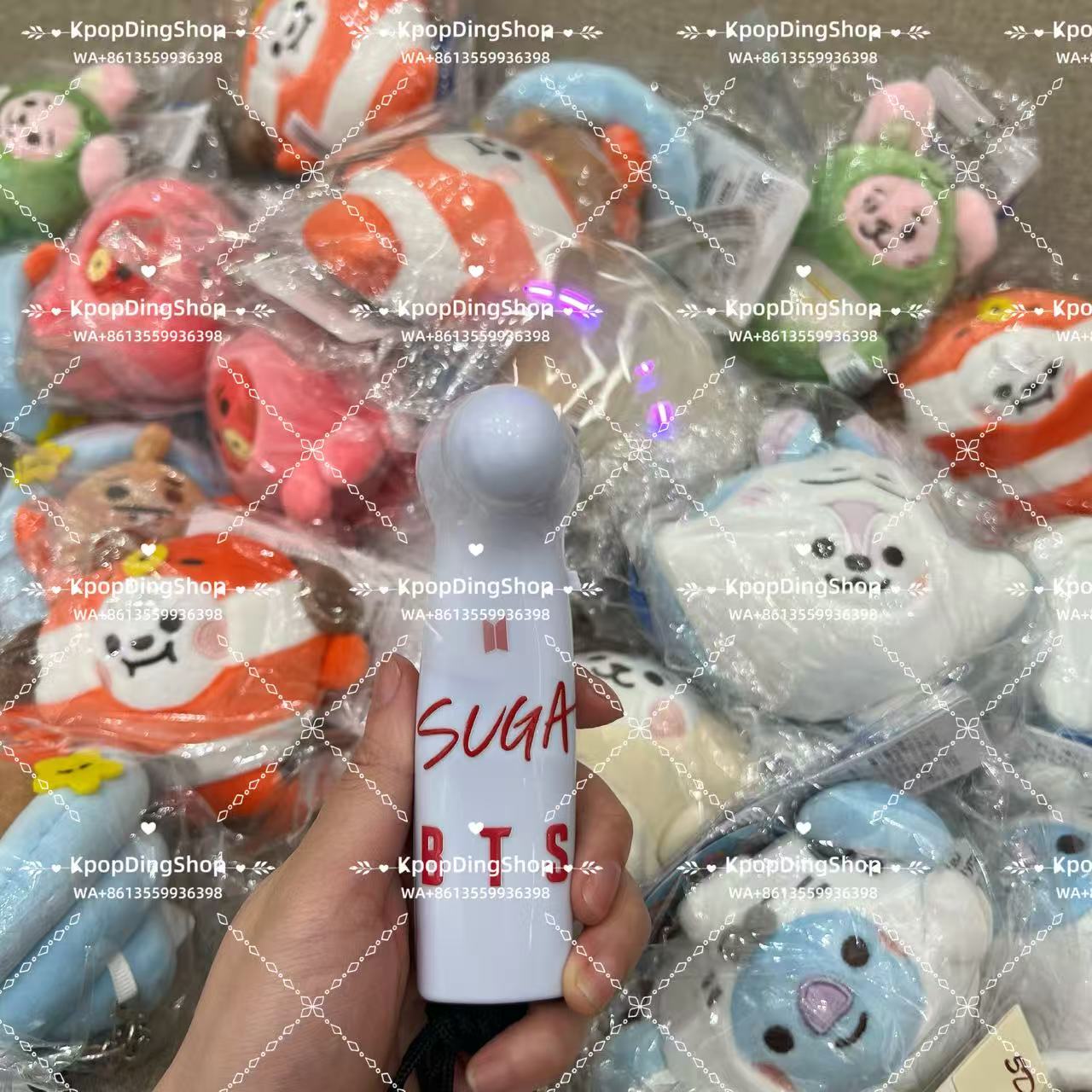 Kpop Army Inspired Concert Support Fan Lightstick Hand Fan | Idol Tour Cheer Fan | Fan Gift for Concert & Collection