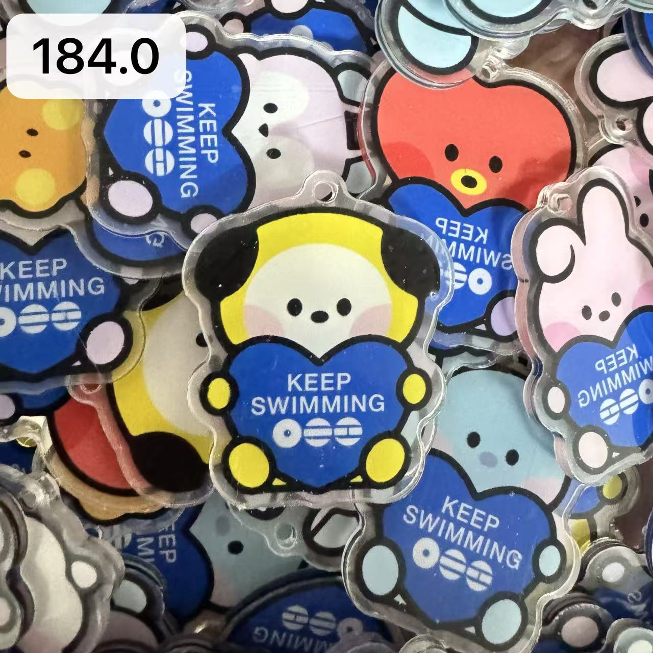 【Cartoon184.0】for ARMY-ARMY Bomb OT7 DIY Acrylic Keychain  –Acrylic charm for K-pop Concert Freebies (Preorder 5 Days)， keychain-accessories-beads-acrylic for DIY