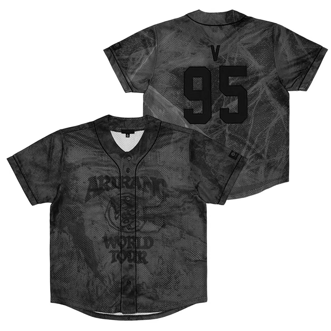 BTS OT7 Jersey Shirt Fan-Made | Concert Outfit ARMY Stadium Wear KPOP Unofficial Top