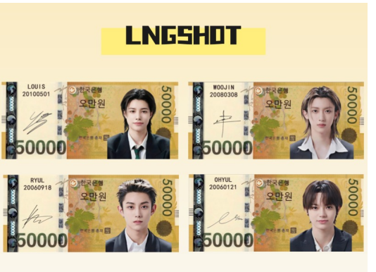 KPOP Idol Fan Money Bills Set | Collectible Banknote Style Cards for Multiple Groups