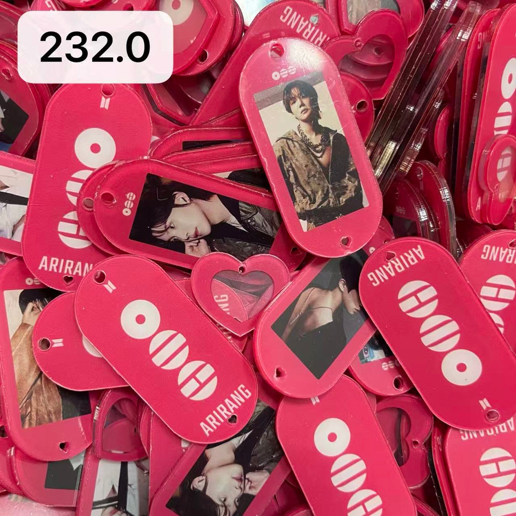【232.0】for ARMY-arirang OT7 DIY Acrylic Keychain  –Acrylic charm for K-pop Concert Freebies (Preorder 5 Days)， keychain-accessories-beads-acrylic for DIY