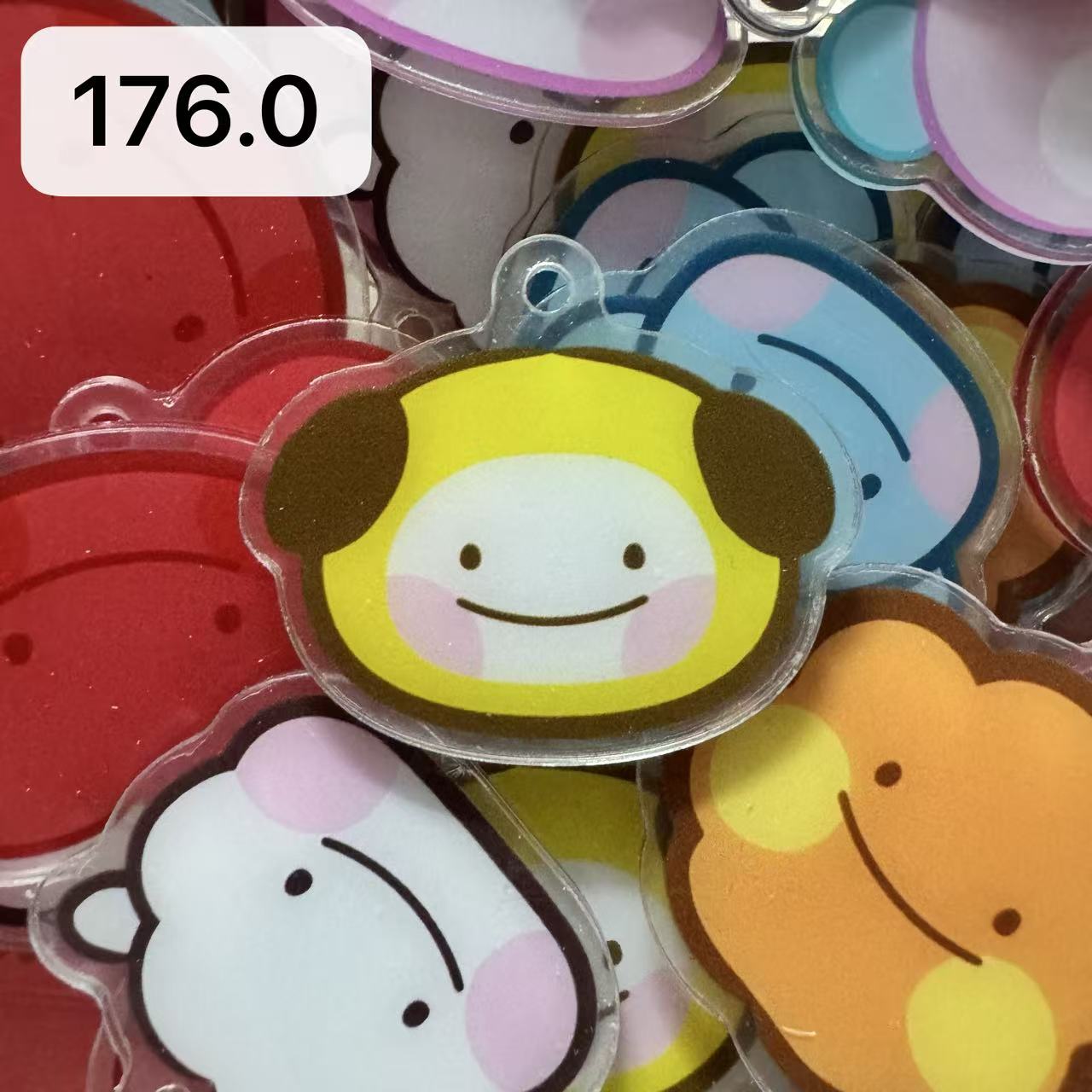 【Cartoon176.0】for ARMY-ARMY Bomb OT7 DIY Acrylic Keychain  –Acrylic charm for K-pop Concert Freebies (Preorder 5 Days)， keychain-accessories-beads-acrylic for DIY