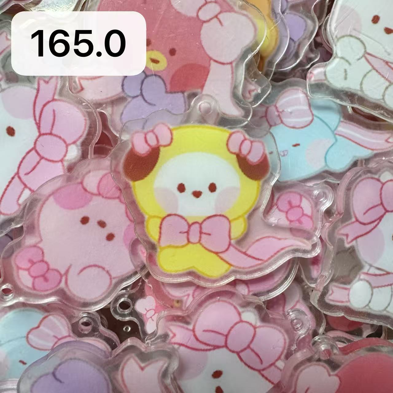 【Cartoon165.0】for ARMY- Oreo  DIY Acrylic Keychain  –Acrylic charm for K-pop Concert Freebies (Preorder 5 Days)， keychain-accessories-beads-acrylic for DIY