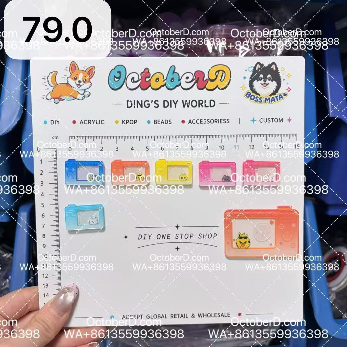 【Cartoon79.0】Enhypen Fan-Made DIY Acrylic Keychain – K-pop Concert Freebies (Preorder 5 Days) | keychain-accessories-beads-acrylic for DIY