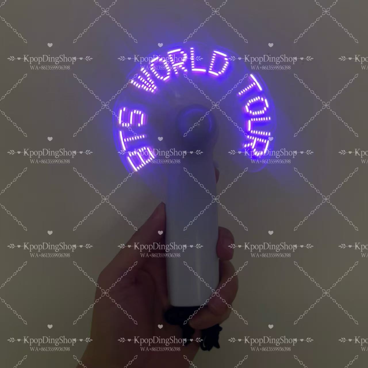 Kpop Army Inspired Concert Support Fan Lightstick Hand Fan | Idol Tour Cheer Fan | Fan Gift for Concert & Collection