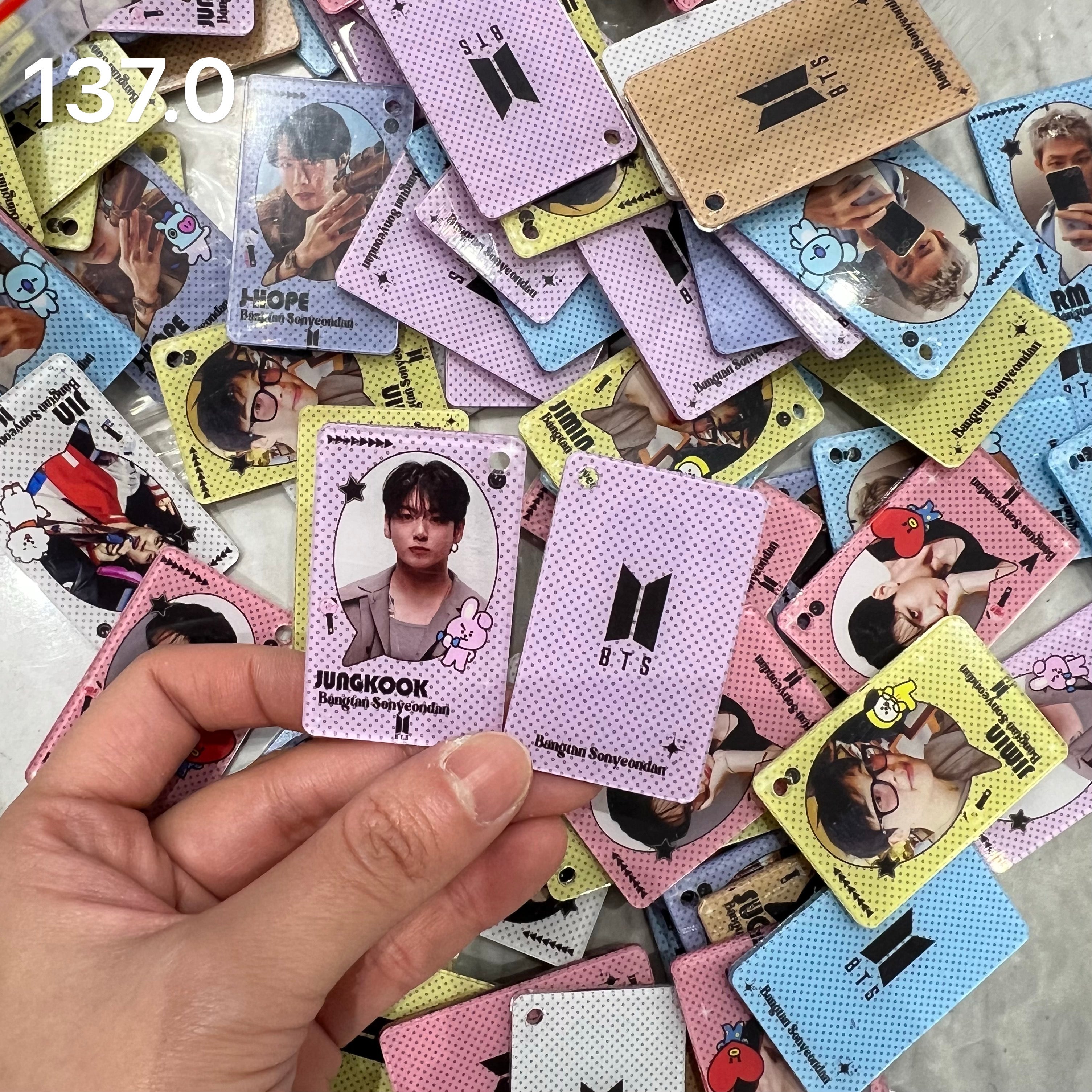 【137】for ARMY-OT7 DIY Acrylic Keychain–Acrylic charm for K-pop Concert Freebies (Preorder 5 Days)，keychain-accessories-beads for DIY