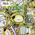 【Cartoon76.0】for ARMY-ARMY Bomb OT7 DIY Acrylic Keychain  –Acrylic charm for K-pop Concert Freebies (Preorder 5 Days)， keychain-accessories-beads-acrylic for DIY