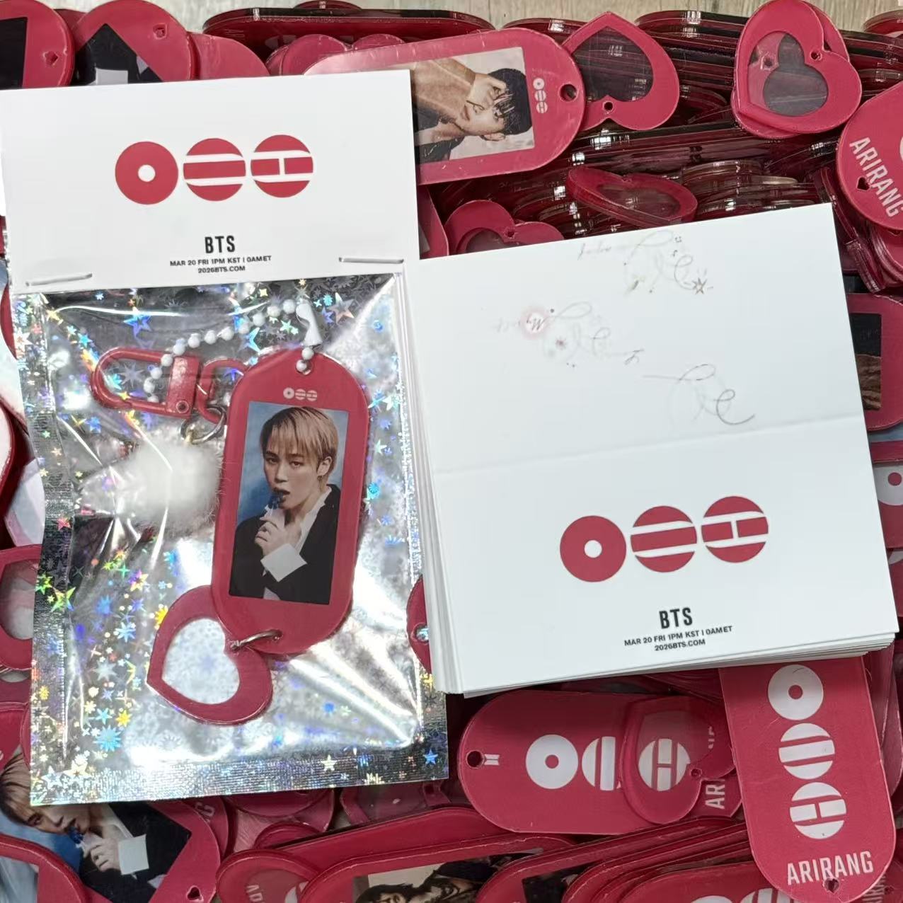 【232.0】for ARMY-arirang OT7 DIY Acrylic Keychain  –Acrylic charm for K-pop Concert Freebies (Preorder 5 Days)， keychain-accessories-beads-acrylic for DIY