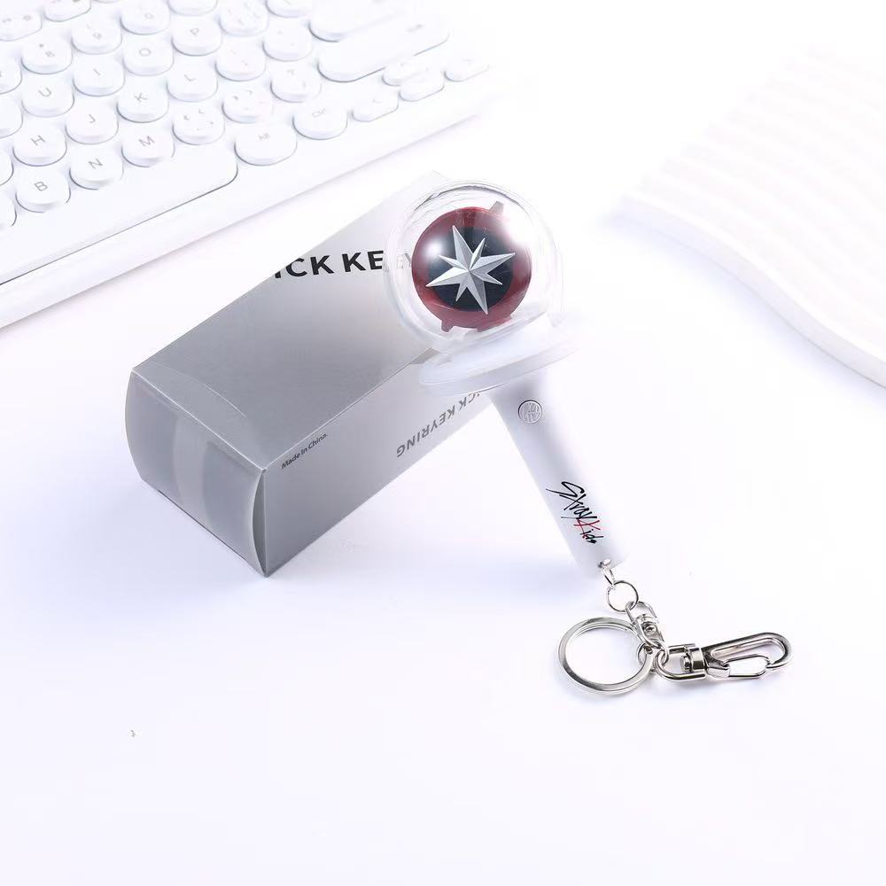 Kpop Light Stick keychains Collection | Concert Fan Lightsticks for Kpop Fans | Glow Stick Army Bomb Style Fan Merch