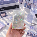 K-Pop Holographic Photocard Holder Sleeve – DIY Fan Collection Accessory