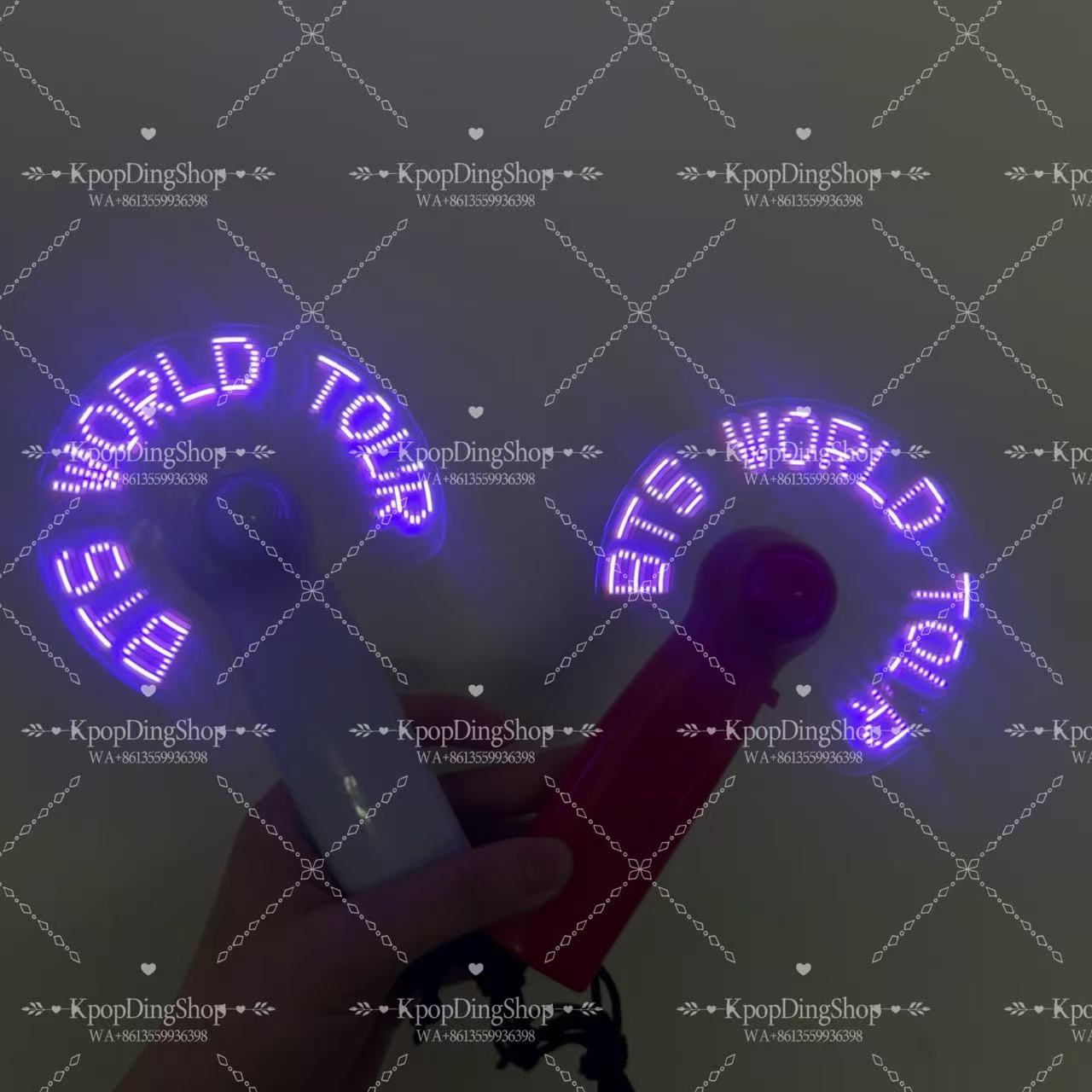 Kpop Army Inspired Concert Support Fan Lightstick Hand Fan | Idol Tour Cheer Fan | Fan Gift for Concert & Collection