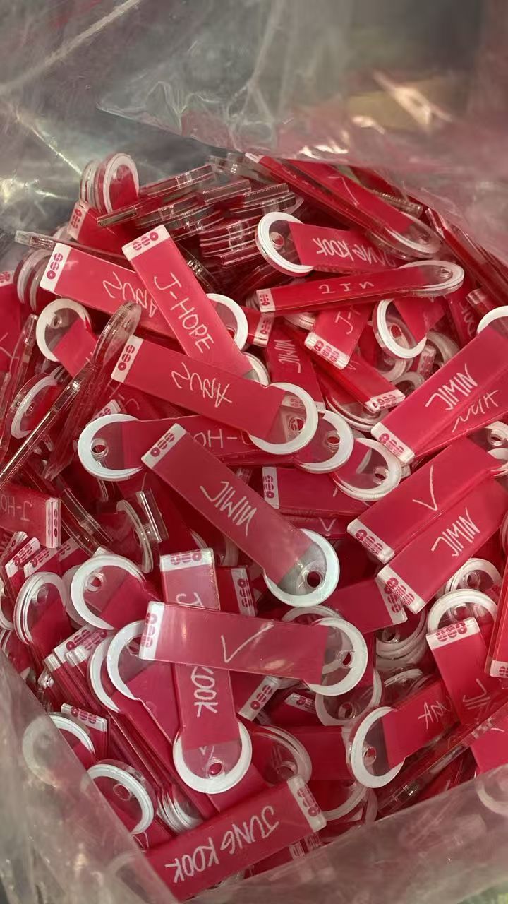 【220】arirang name tag for ARMY -OT7 DIY Acrylic Keychain Kit – Acrylic charm for K-pop Concert Freebies (Preorder 5 Days)，keychain-accessories-beads