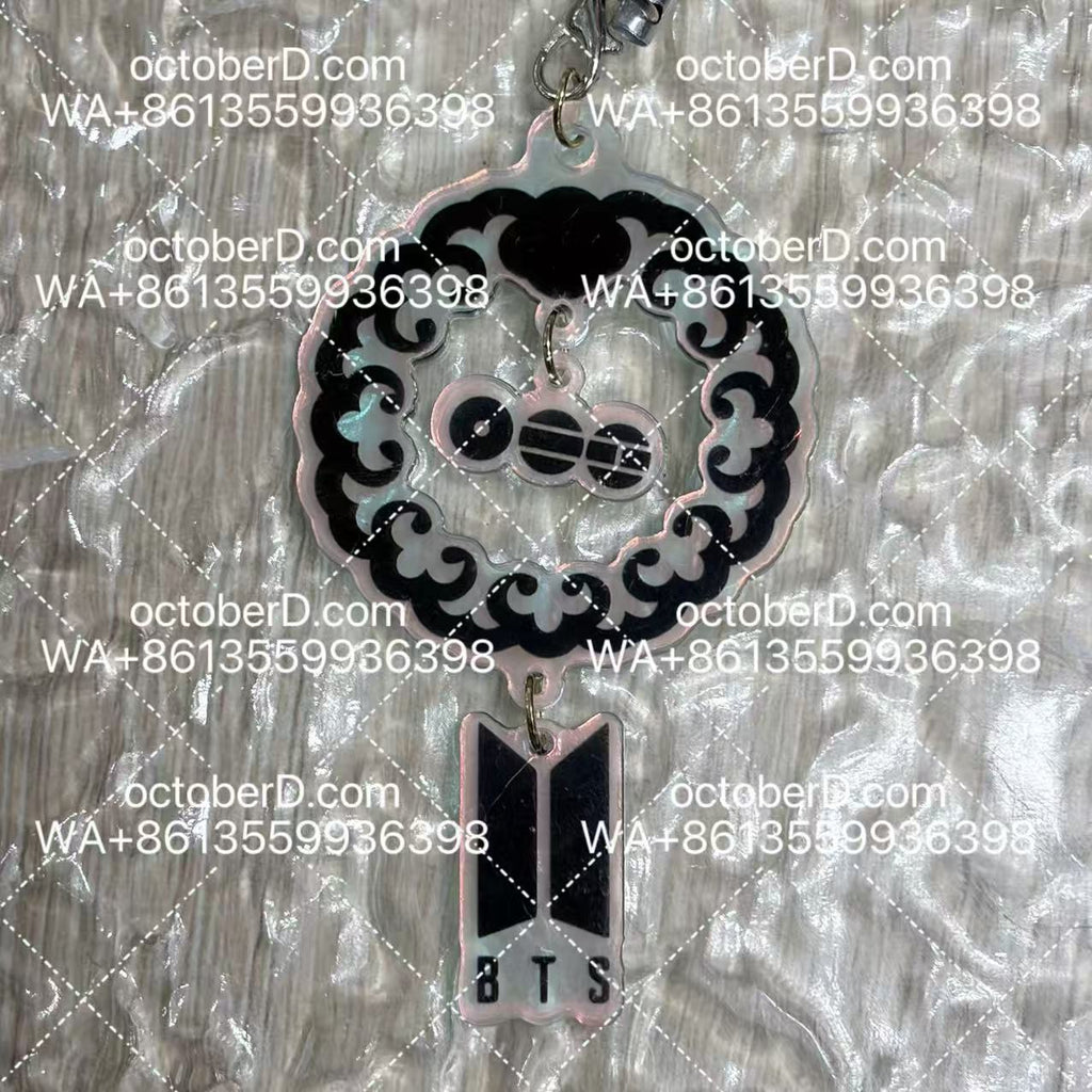 for ARMY- OT7 DIY Acrylic Keychain  –Acrylic charm for K-pop Concert Freebies (Preorder 5 Days)， keychain-accessories-beads-acrylic for DIY
