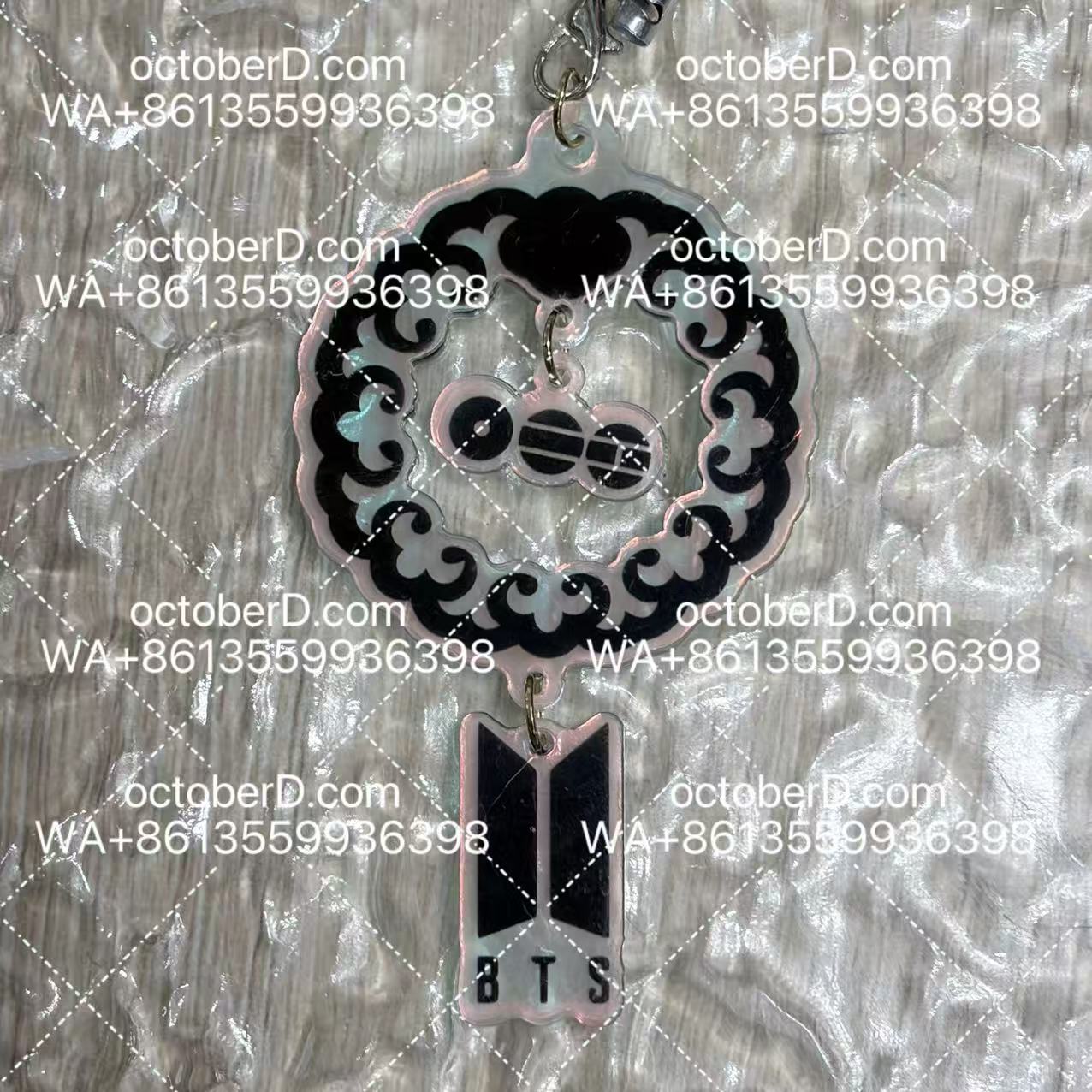 for ARMY- OT7 DIY Acrylic Keychain  –Acrylic charm for K-pop Concert Freebies (Preorder 5 Days)， keychain-accessories-beads-acrylic for DIY