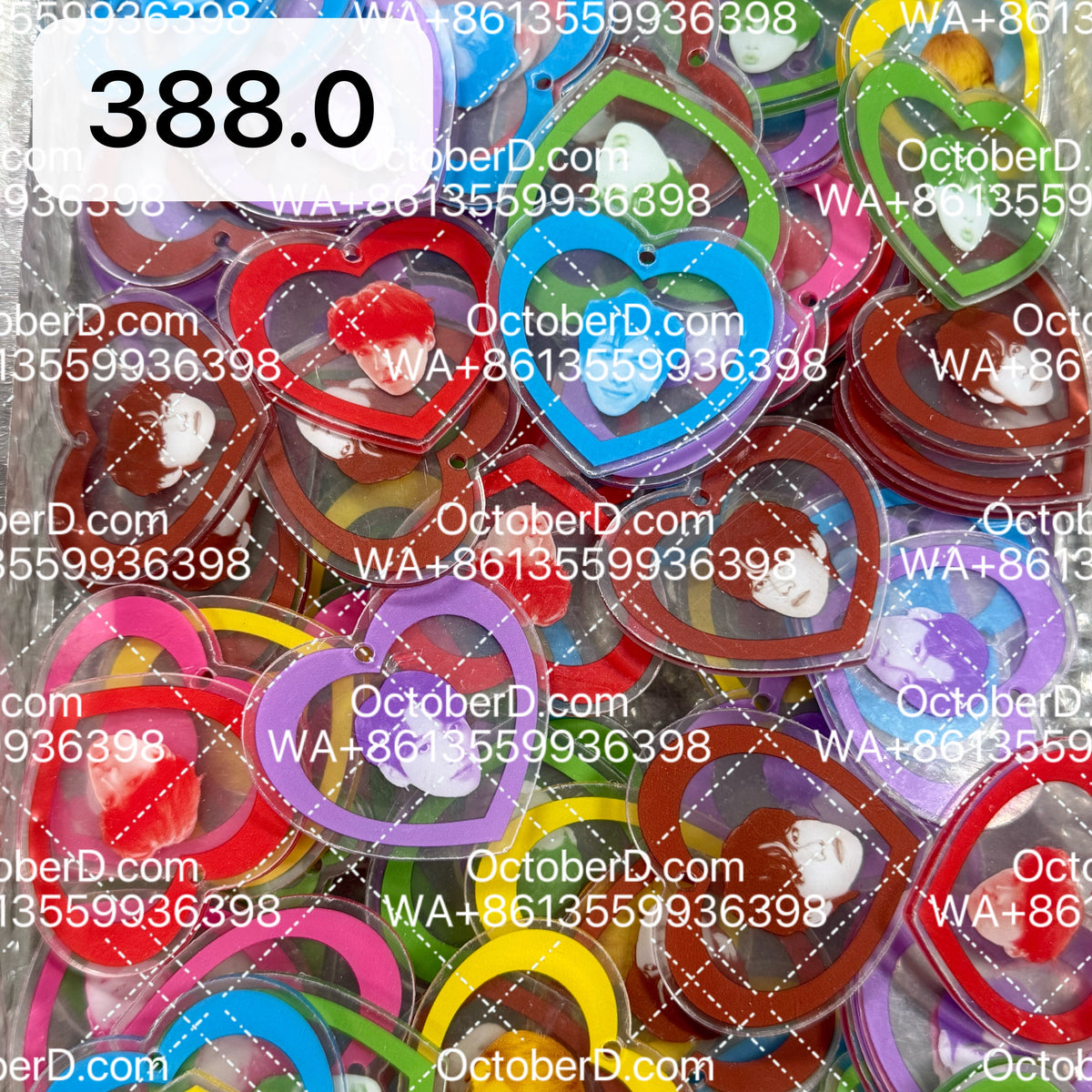 【388.0】for ARMY- OT7 DIY Acrylic Keychain  –Acrylic charm for K-pop Concert Freebies (Preorder 5 Days)， keychain-accessories-beads-acrylic for DIY