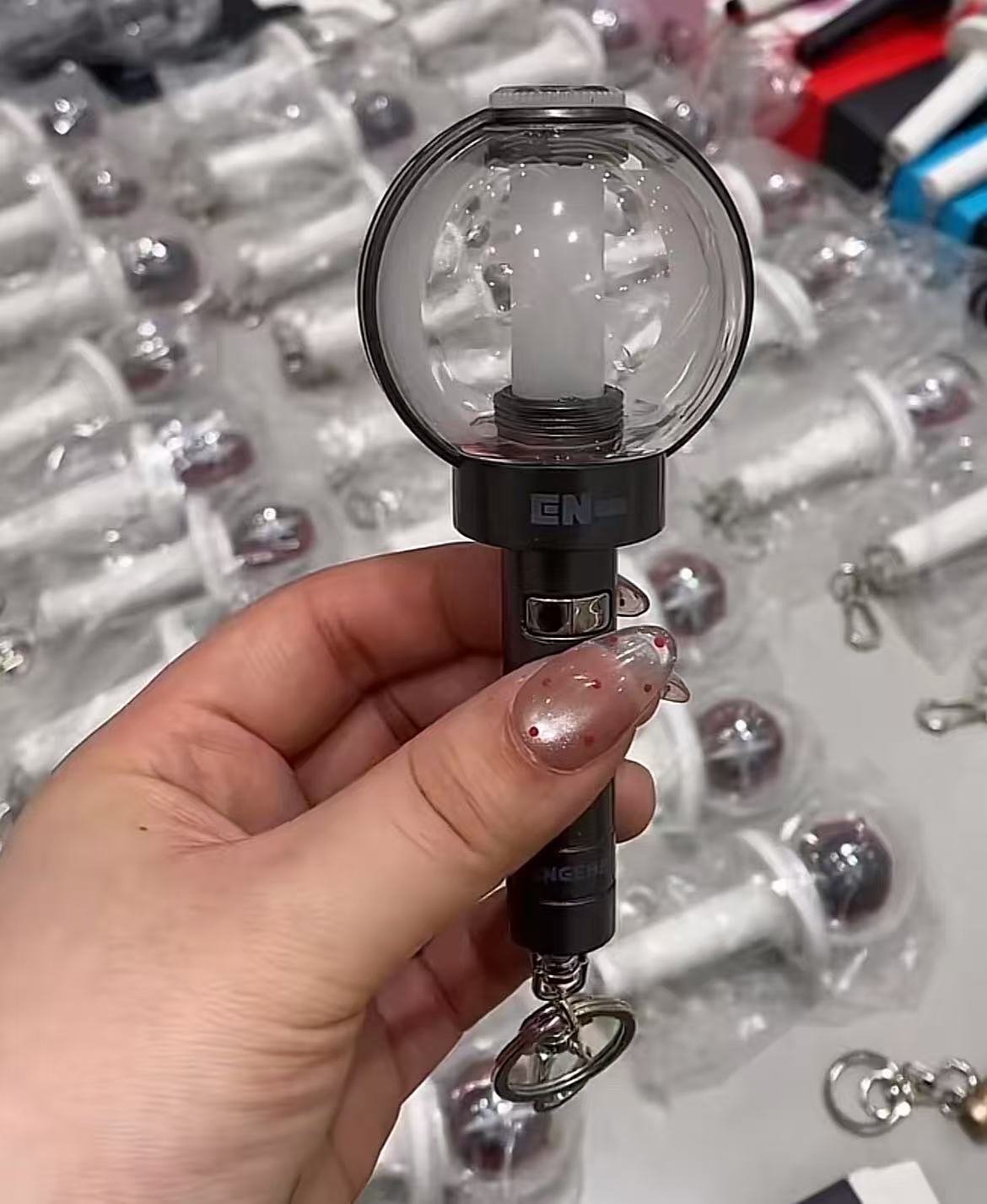 Kpop Light Stick keychains Collection | Concert Fan Lightsticks for Kpop Fans | Glow Stick Army Bomb Style Fan Merch