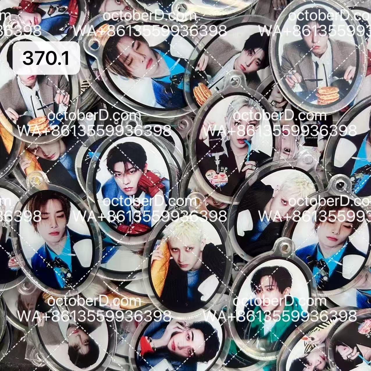 【370.1】for STAY - OT8 K-pop Inspired Acrylic Keychain – Fan-made Character Style Acrylic Charm for Stray Kids Fandom, Kpop Merch Collectible, DIY Concert Freebies (Preorder 5 Days), Kpop Keychain Accessories for DIY