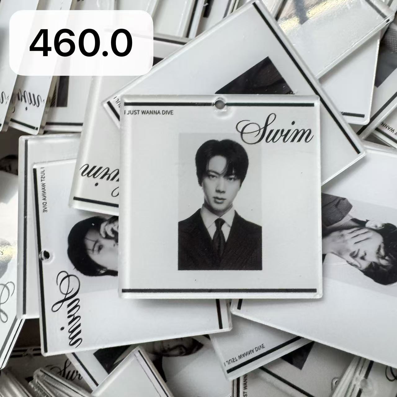 【460.0】for ARMY- Oreo  DIY Acrylic Keychain  –Acrylic charm for K-pop Concert Freebies (Preorder 5 Days)， keychain-accessories-beads-acrylic for DIY