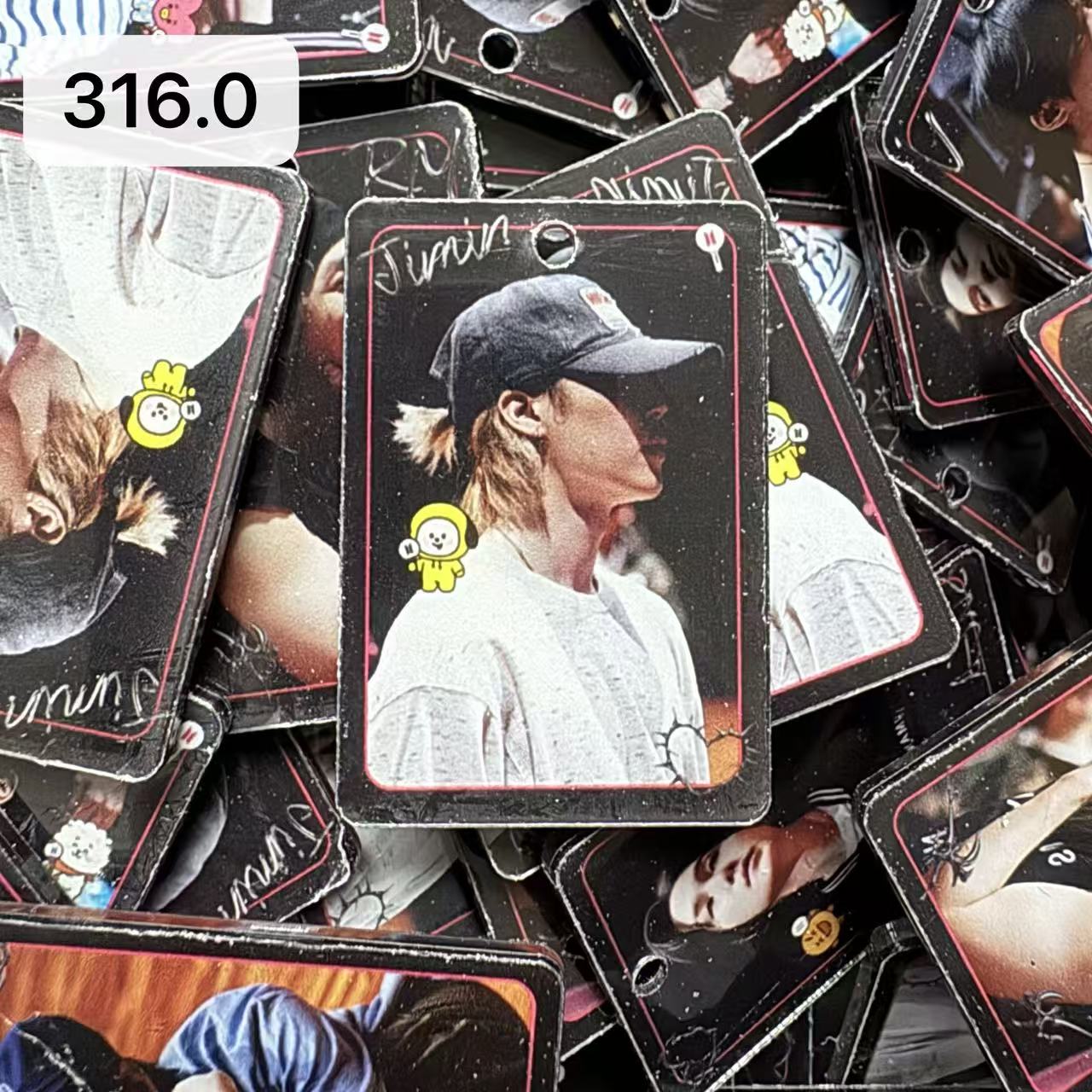 【316.0】for ARMY- OT7 DIY Acrylic Keychain  –Acrylic charm for K-pop Concert Freebies (Preorder 5 Days)， keychain-accessories-beads-acrylic for DIY
