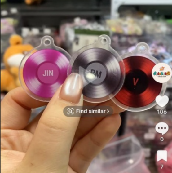 【201】for ARMY -OT7 DIY Acrylic Keychain Kit – Acrylic charm for K-pop Concert Freebies (Preorder 5 Days)，keychain-accessories-beads