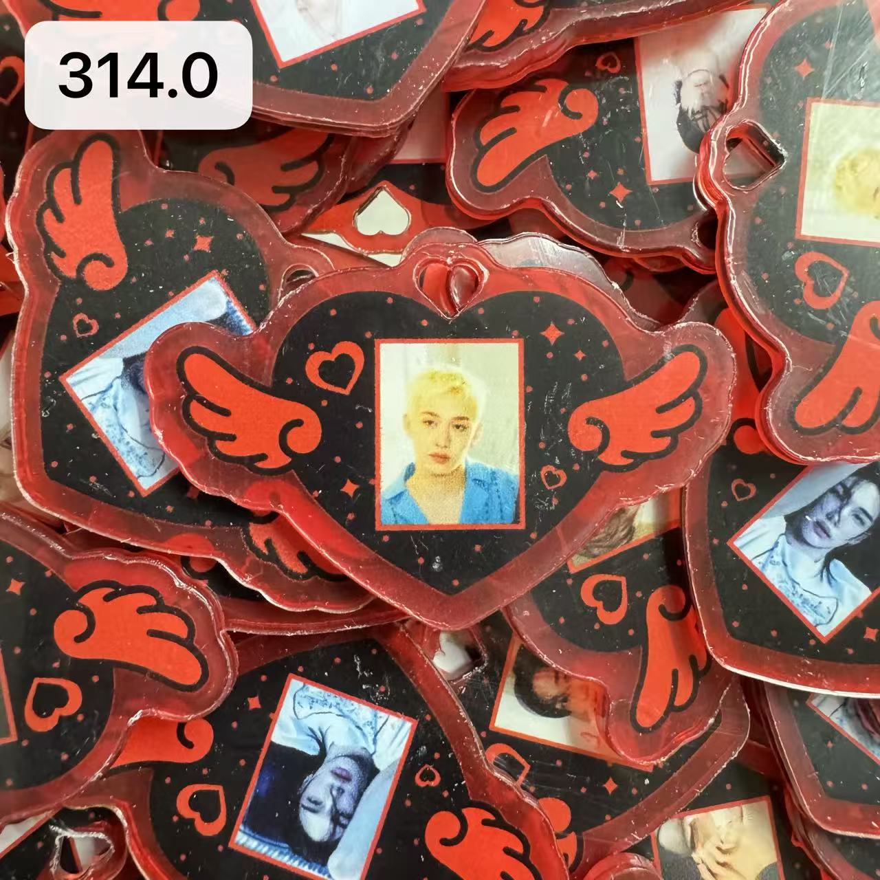 【314.0】for STAY - OT8 K-pop Inspired Acrylic Keychain – Fan-made Character Style Acrylic Charm for Stray Kids Fandom, Kpop Merch Collectible, DIY Concert Freebies (Preorder 5 Days), Kpop Keychain Accessories for DIY