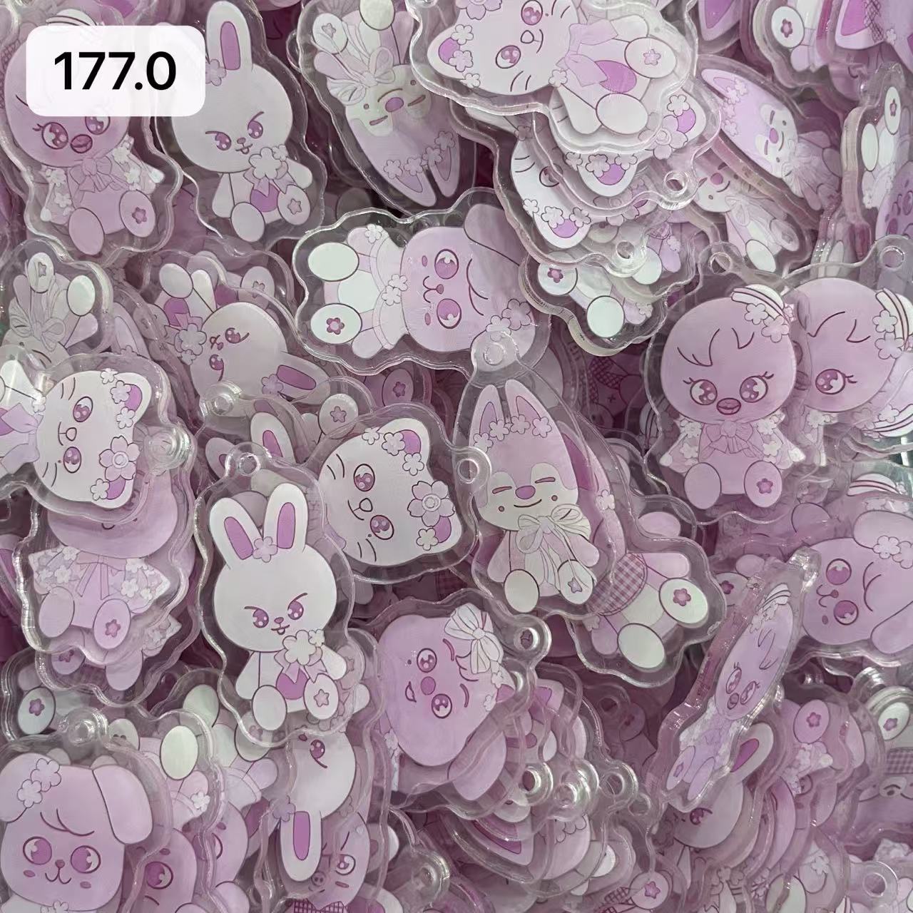 【Cartoon177.0】for STAY-OT8 K-pop Inspired Acrylic Keychain– Fan-made Character Style Acrylic Charm for Stray Kids Fandom, Kpop Merch Collectible, DIY Concert Freebies (Preorder 5 Days), keychain-accessories-beads-acrylic for DIY