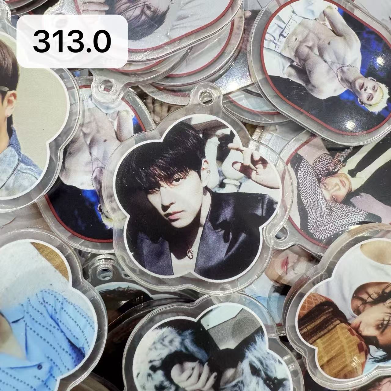 【313.0】for STAY - OT8 K-pop Inspired Acrylic Keychain – Fan-made Character Style Acrylic Charm for Stray Kids Fandom, Kpop Merch Collectible, DIY Concert Freebies (Preorder 5 Days), Kpop Keychain Accessories for DIY