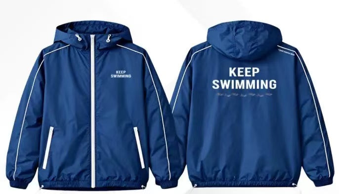 BTS “Keep Swimming” Inspired Windbreaker Jacket | Fan-Made KPOP Streetwear Hoodie Jacket