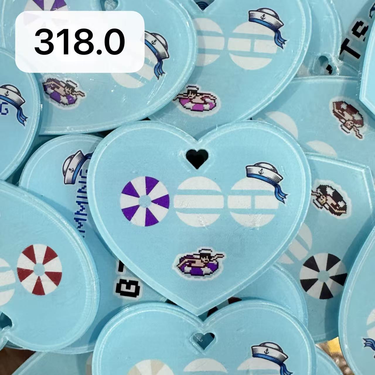 【318.0】for ARMY- Oreo  DIY Acrylic Keychain  –Acrylic charm for K-pop Concert Freebies (Preorder 5 Days)， keychain-accessories-beads-acrylic for DIY