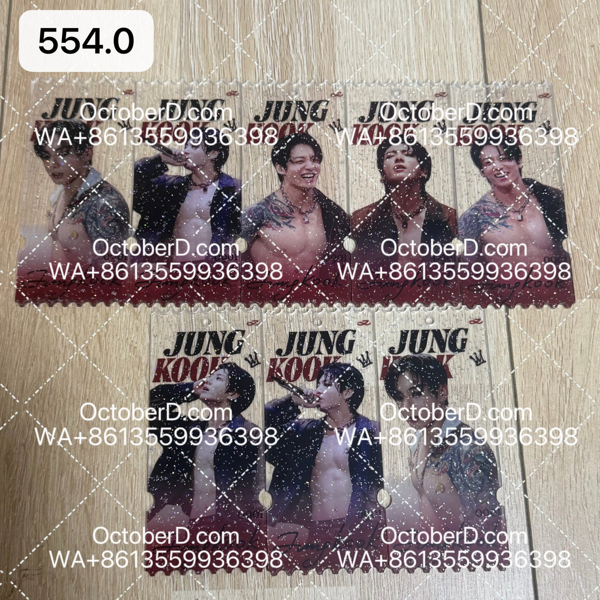 【540.0bookmarks】 for ARMY- OT7 DIY Acrylic keychains  –Acrylic charm for K-pop Concert Freebies (Preorder 5 Days)， keychain-accessories-beads-acrylic for DIY
