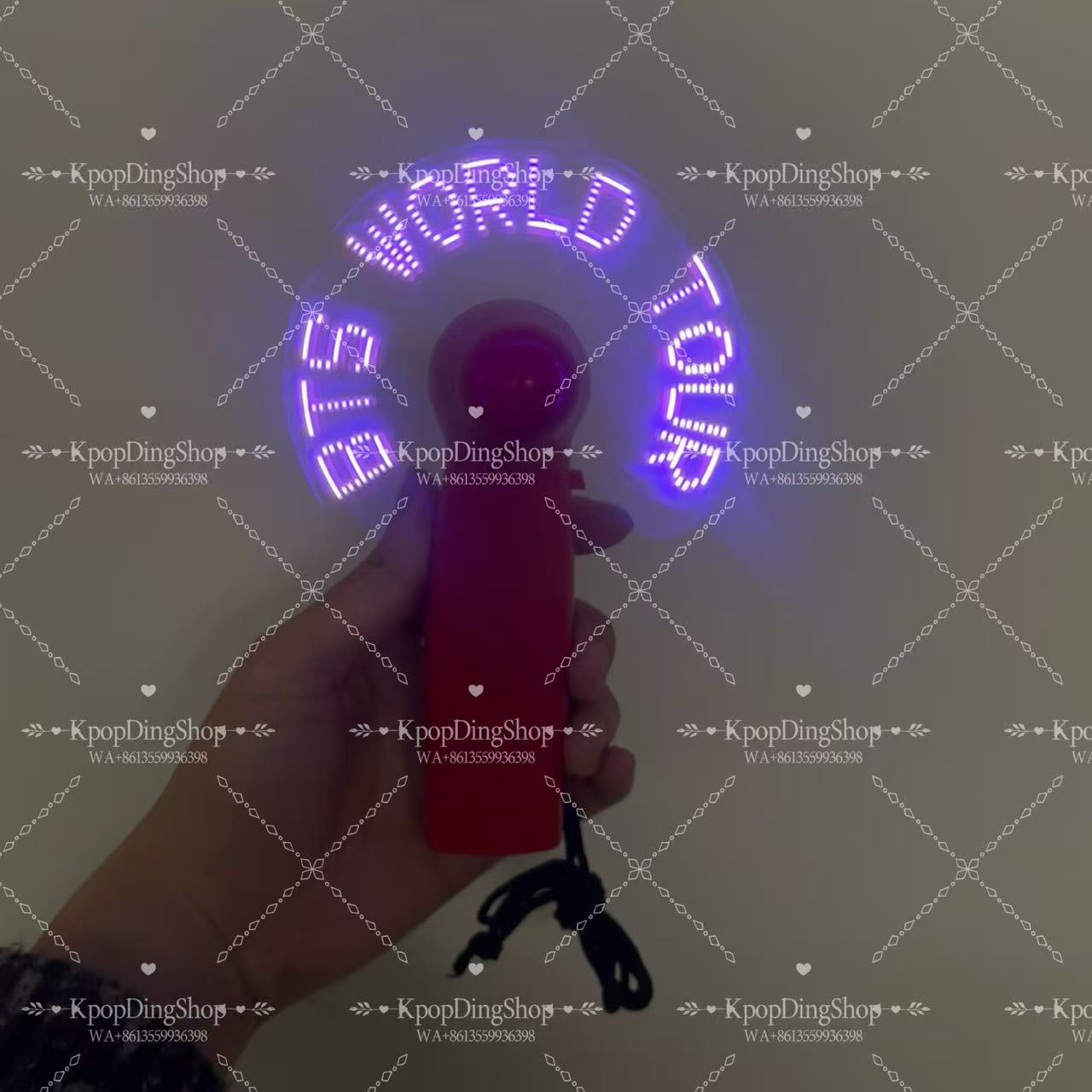 Kpop Army Inspired Concert Support Fan Lightstick Hand Fan | Idol Tour Cheer Fan | Fan Gift for Concert & Collection