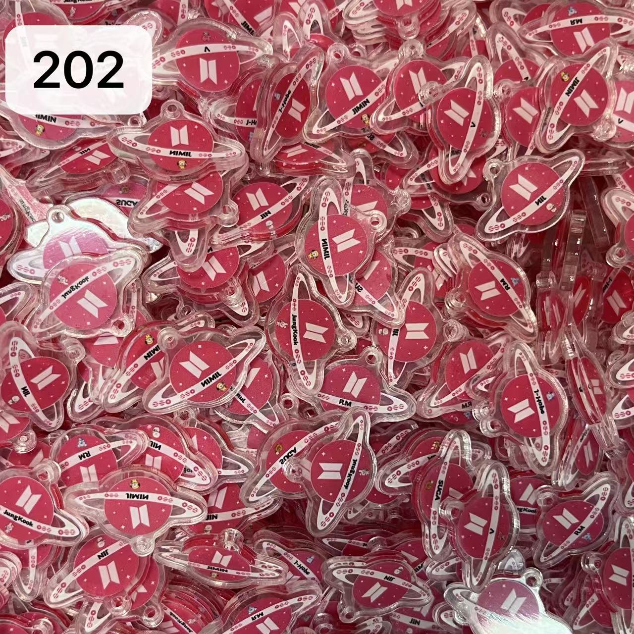 【202.0】for ARMY-arirang OT7 DIY Acrylic Keychain  –Acrylic charm for K-pop Concert Freebies (Preorder 5 Days)， keychain-accessories-beads-acrylic for DIY