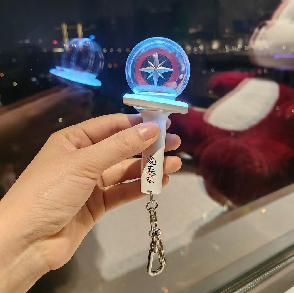 Kpop Light Stick keychains Collection | Concert Fan Lightsticks for Kpop Fans | Glow Stick Army Bomb Style Fan Merch