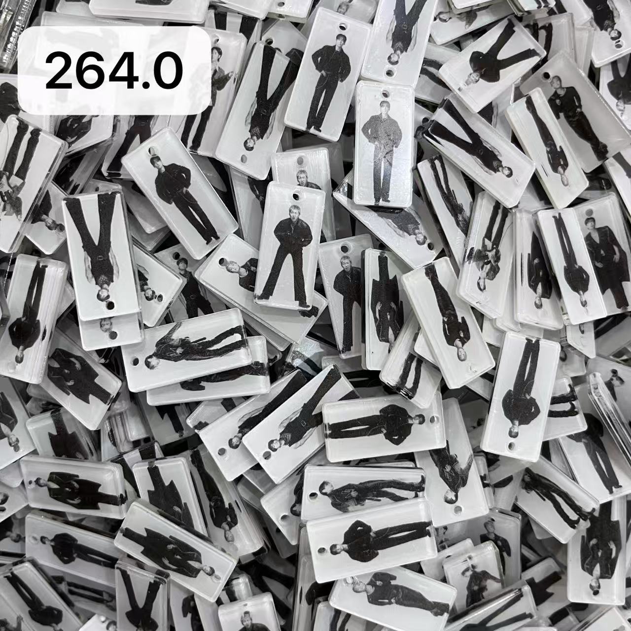 【264.0】for ARMY- OT7 DIY Acrylic Keychain  –Acrylic charm for K-pop Concert Freebies (Preorder 5 Days)， keychain-accessories-beads-acrylic for DIY