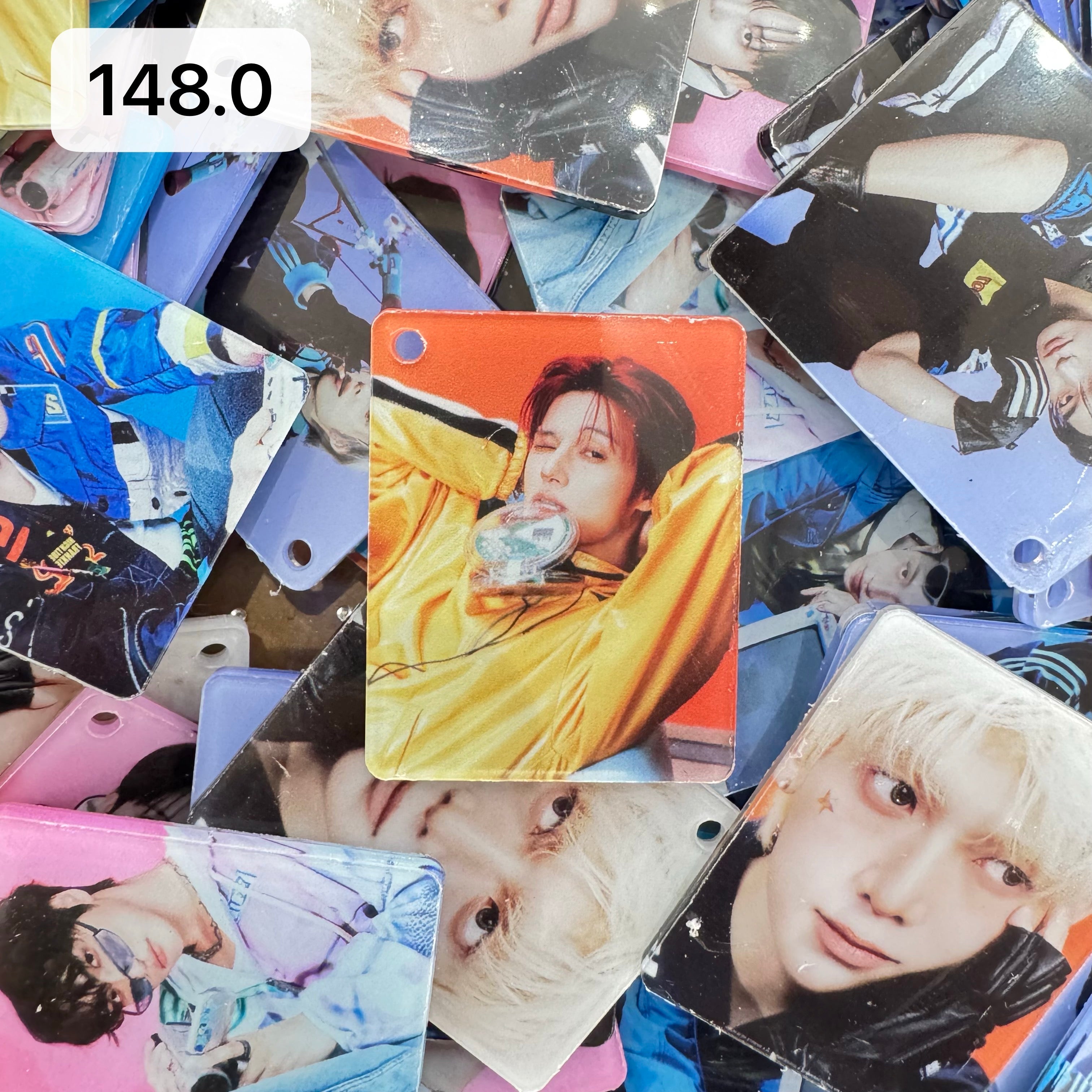 【148.0】For ATINY – OT8 DIY Acrylic Charm for K-pop Keychain – Acrylic Concert Freebies (Preorder 5 Days), Keychain Accessories Beads Acrylic for DIY